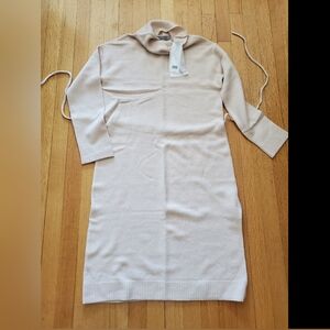 Vince Soft Beige Knit Dress